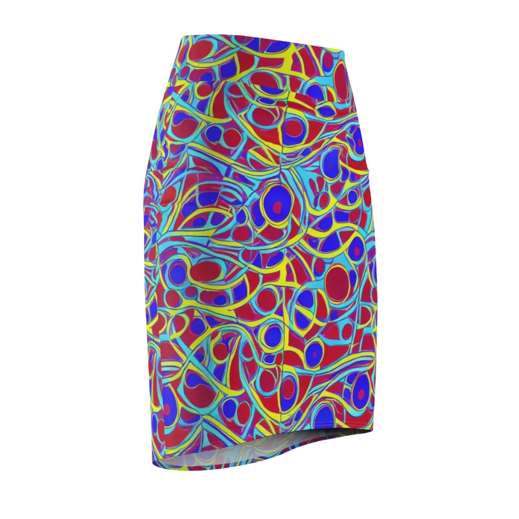 Acid Pulse on Pencil Skirt — Front Side