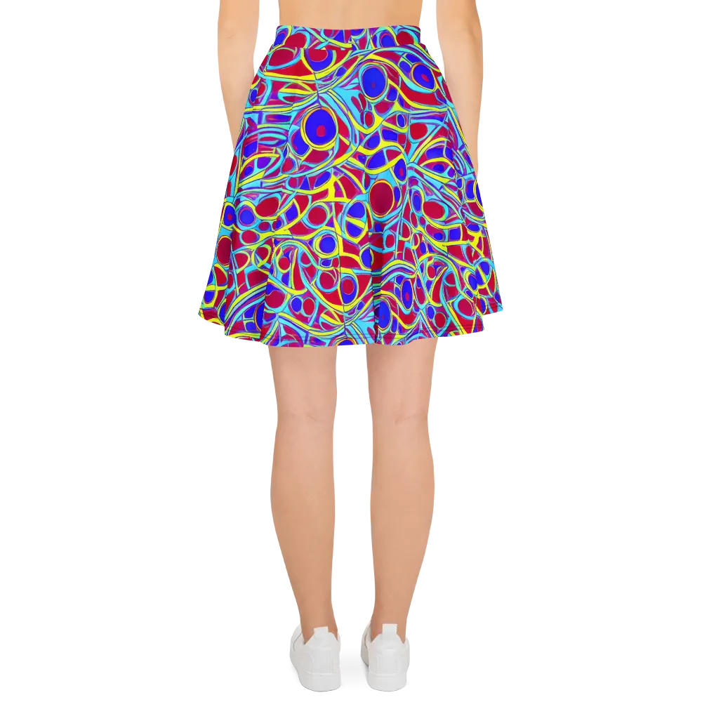 Acid Pulse on Skater Skirt — Back