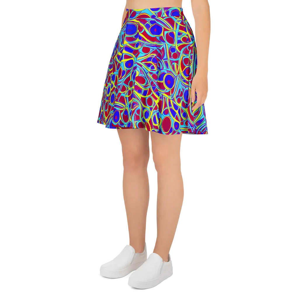 Acid Pulse on Skater Skirt — Left