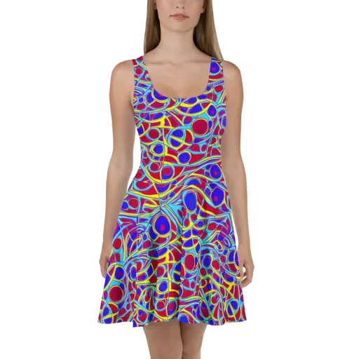 Acid Pulse on a Skater Dress