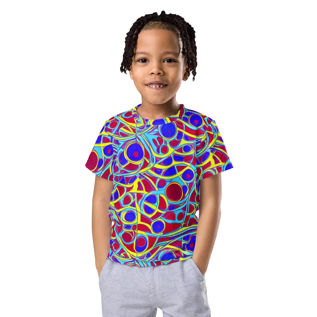 Acid Pulse on Kids Crew Neck T-Shirt — Front