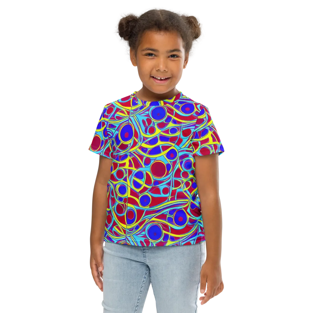 Acid Pulse on Kids Crew Neck T-Shirt — Front