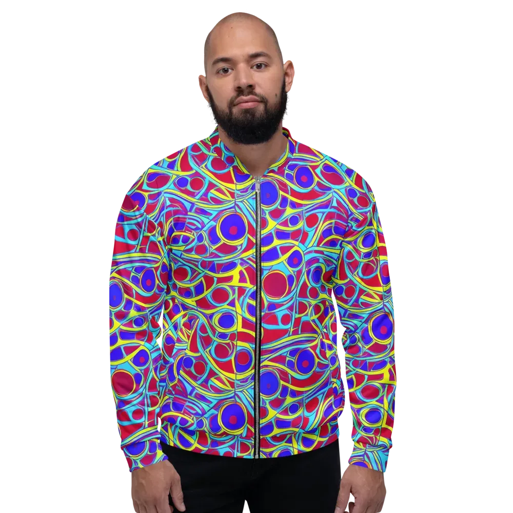 Acid Pulse on Bomber Jacket — Front