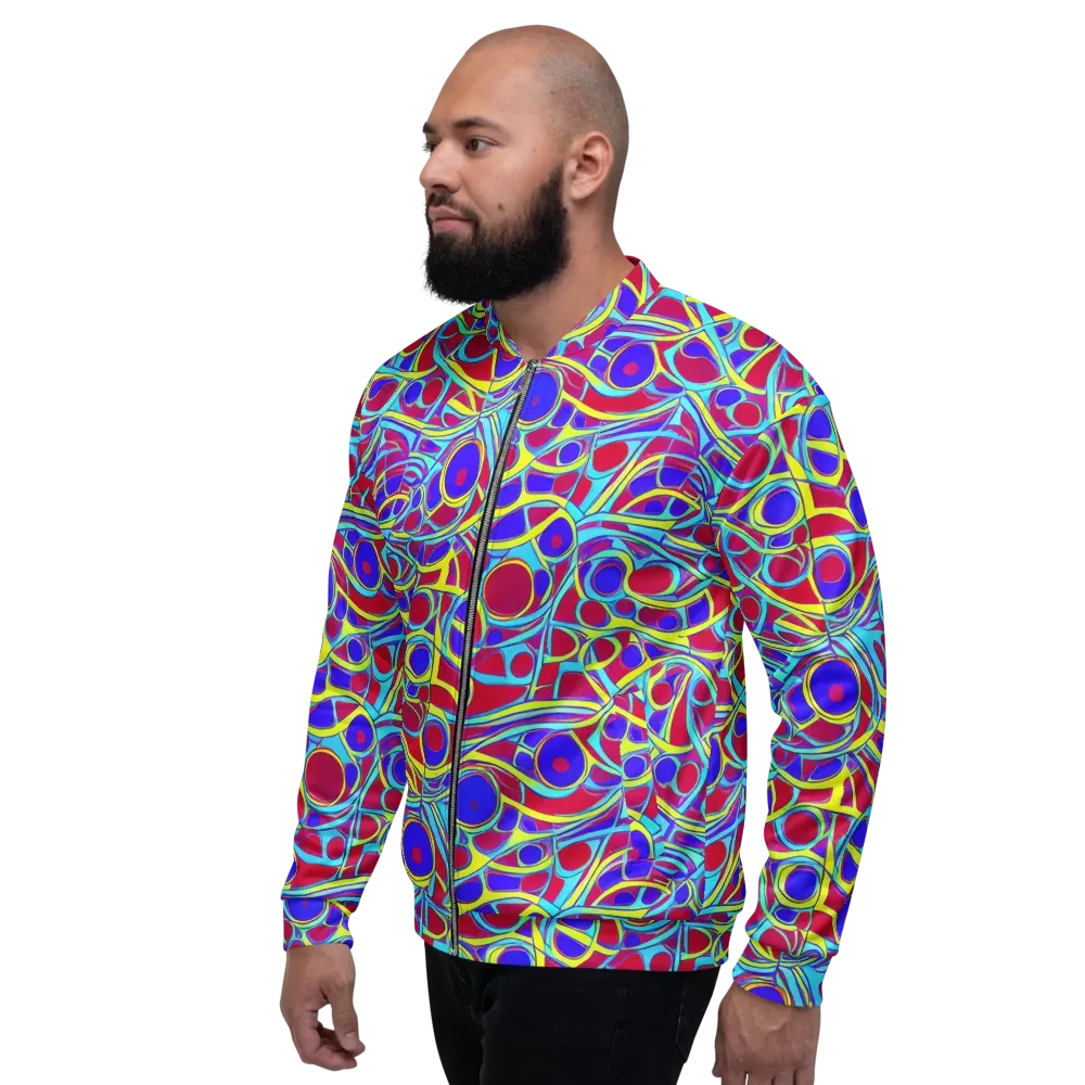 Acid Pulse on Bomber Jacket — Left