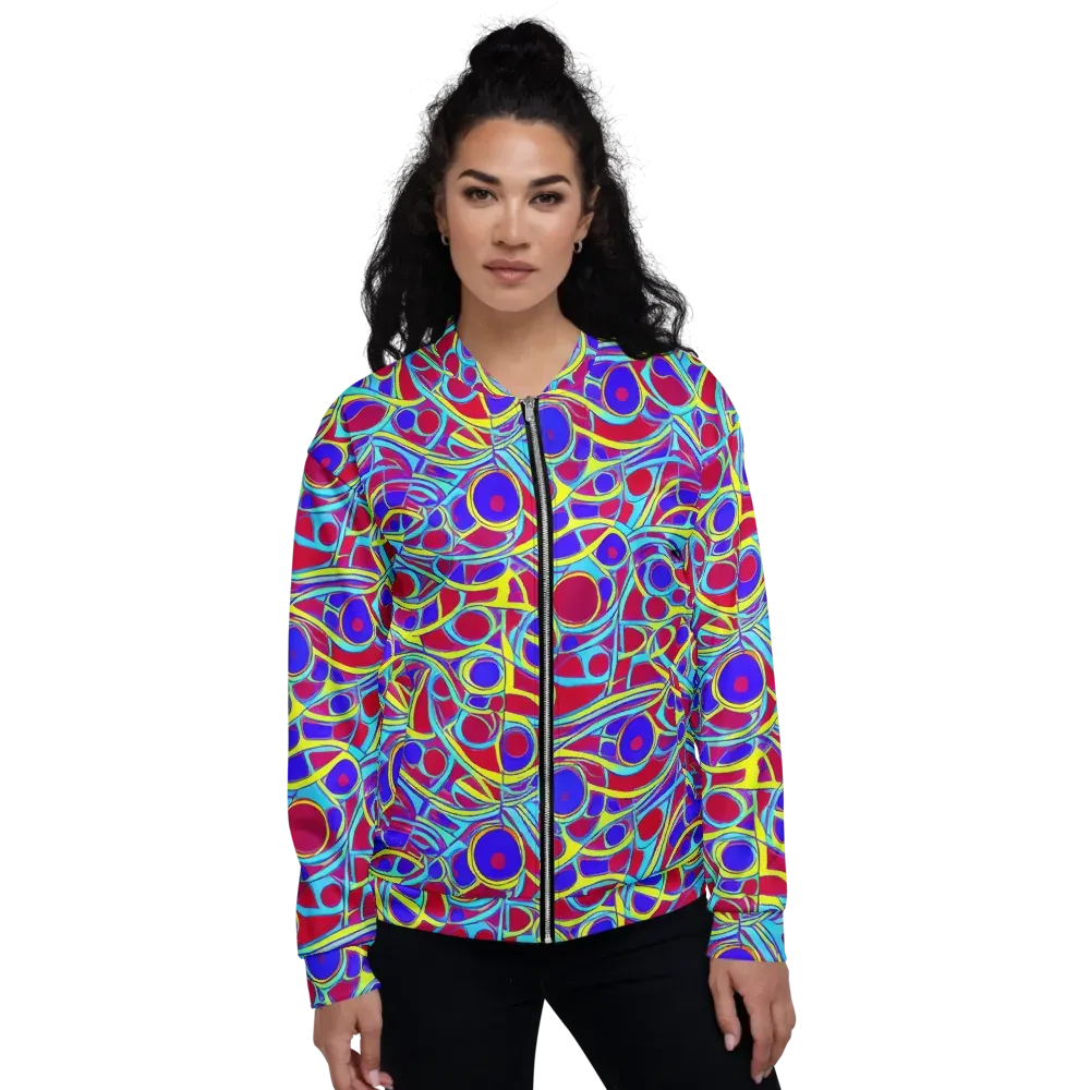 Acid Pulse on Bomber Jacket — Front