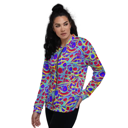 Acid Pulse on a Bomber Jacket