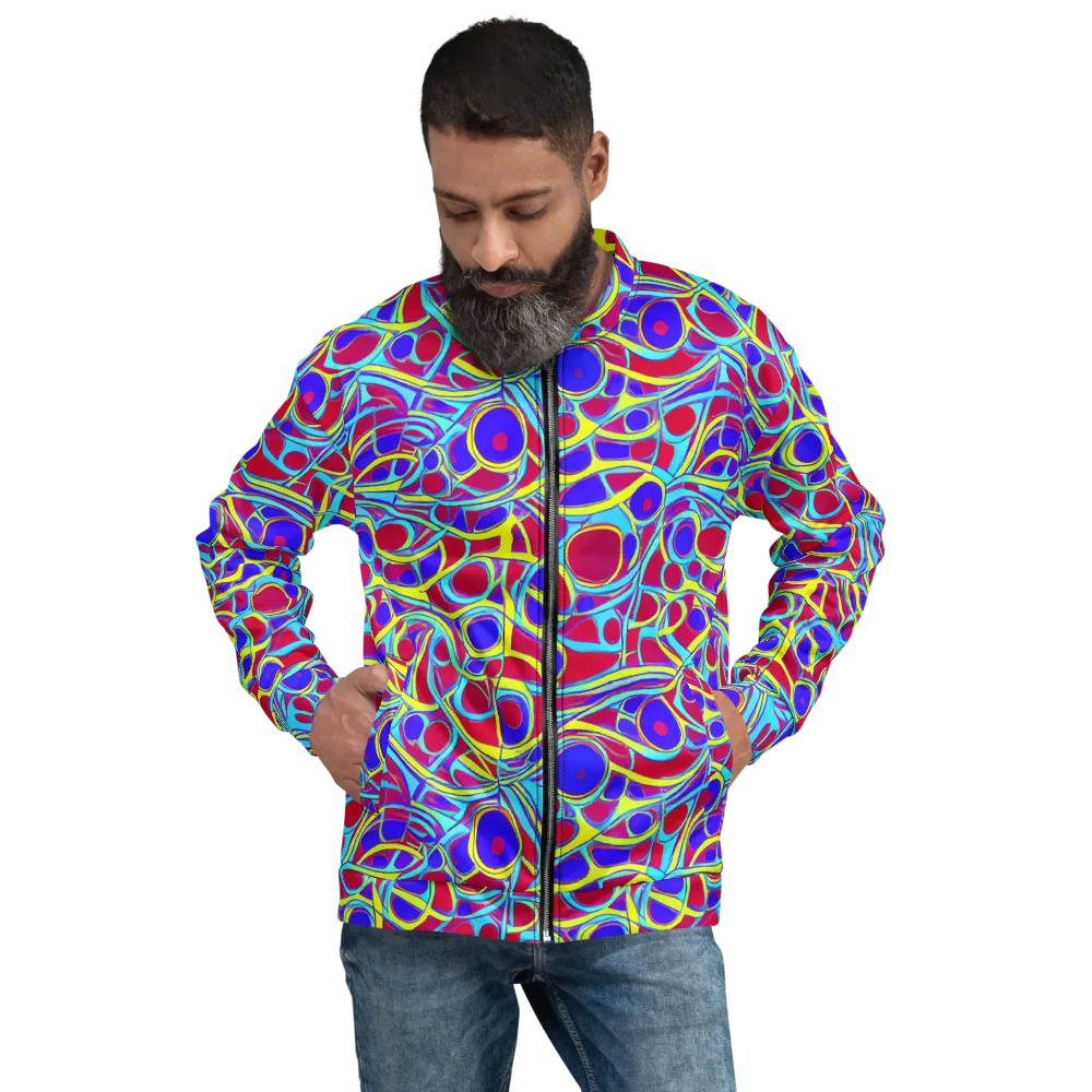 Acid Pulse on Bomber Jacket — Front