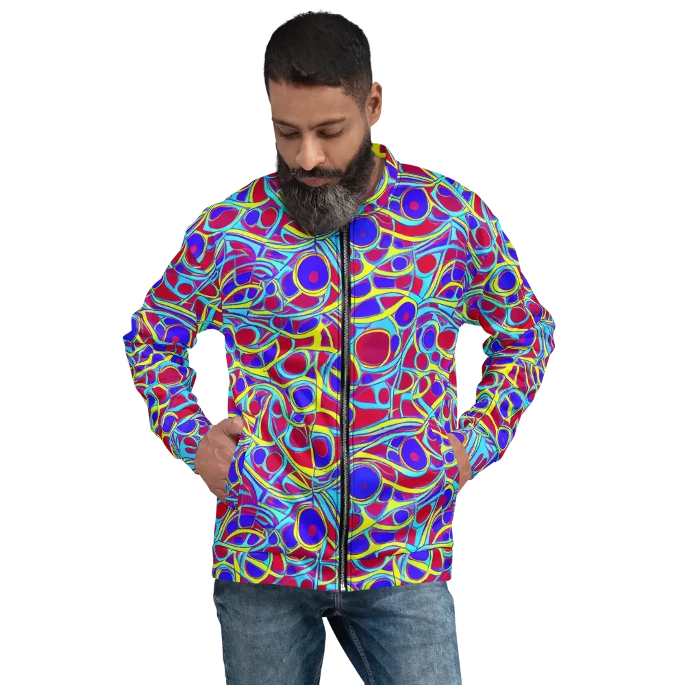 Acid Pulse on Bomber Jacket — Front