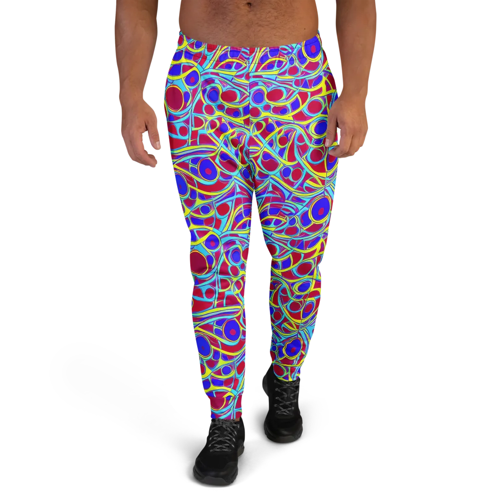 Acid Pulse on Men's Joggers — Front