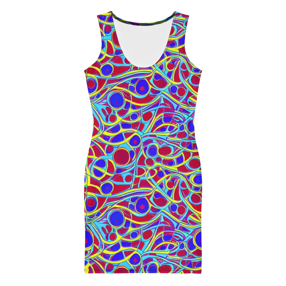 Acid Pulse on Bodycon Dress — Front