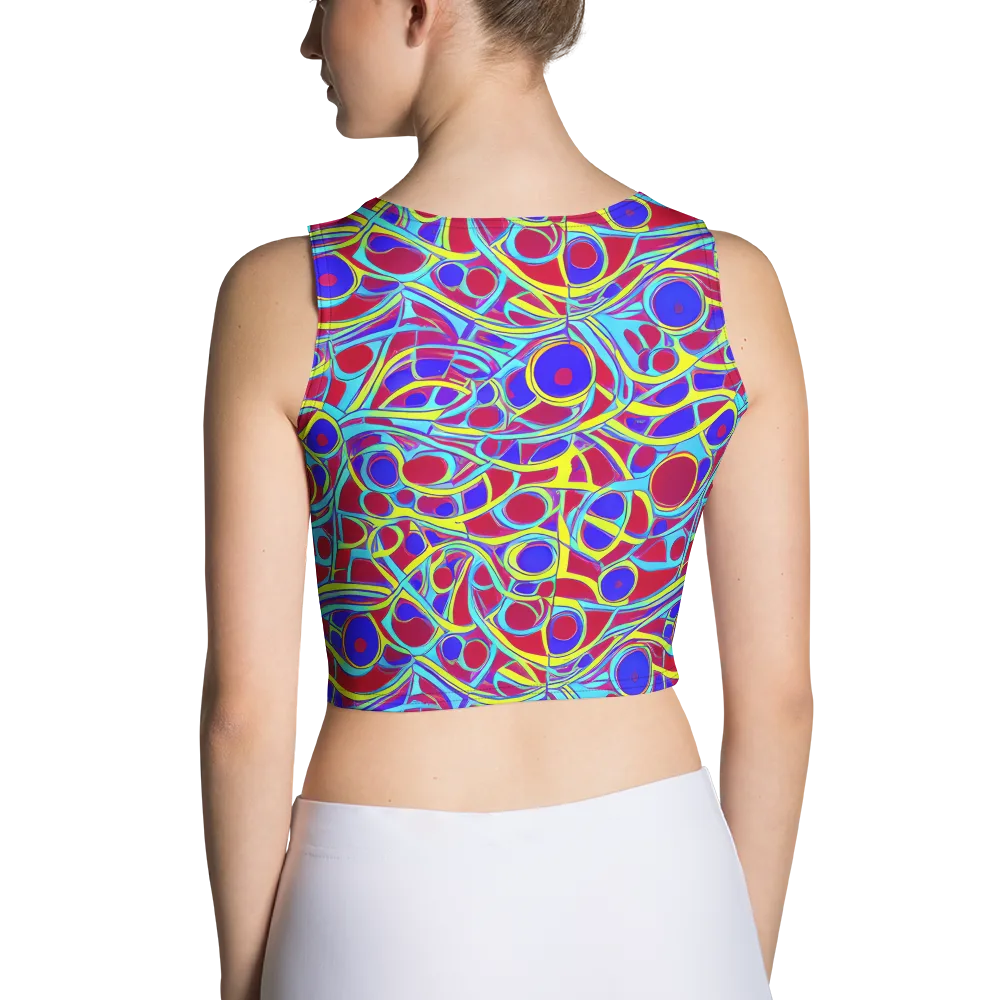 Acid Pulse on Crop Top — Back