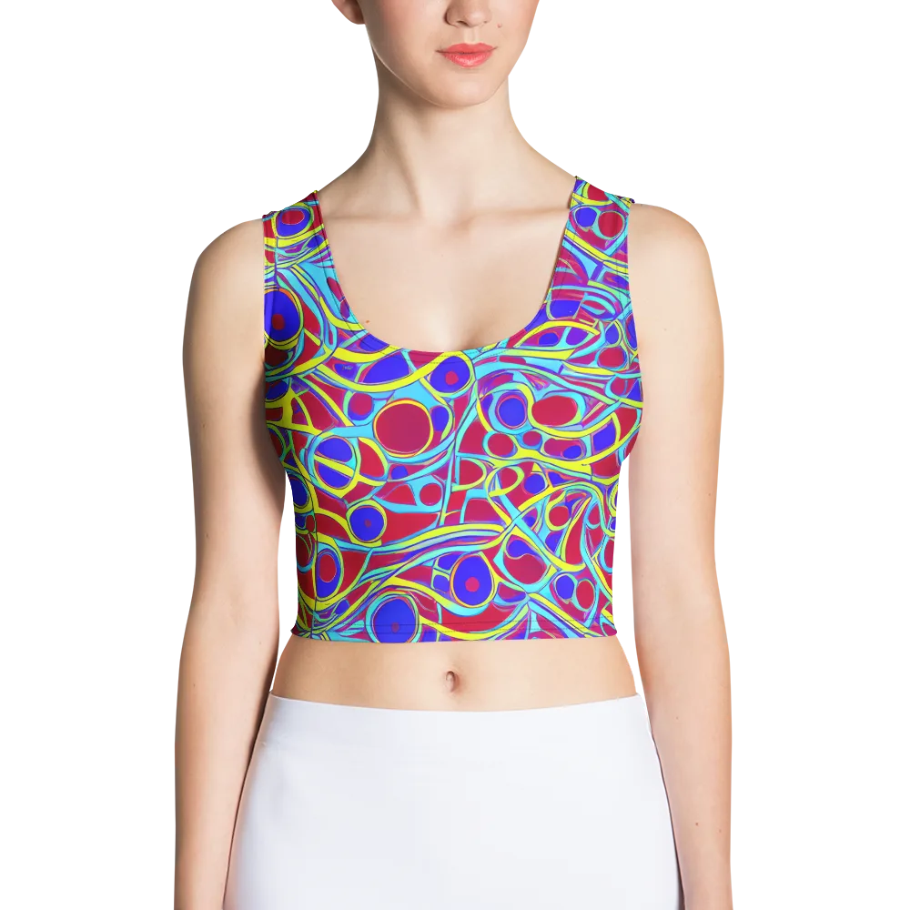 Acid Pulse on Crop Top — Front