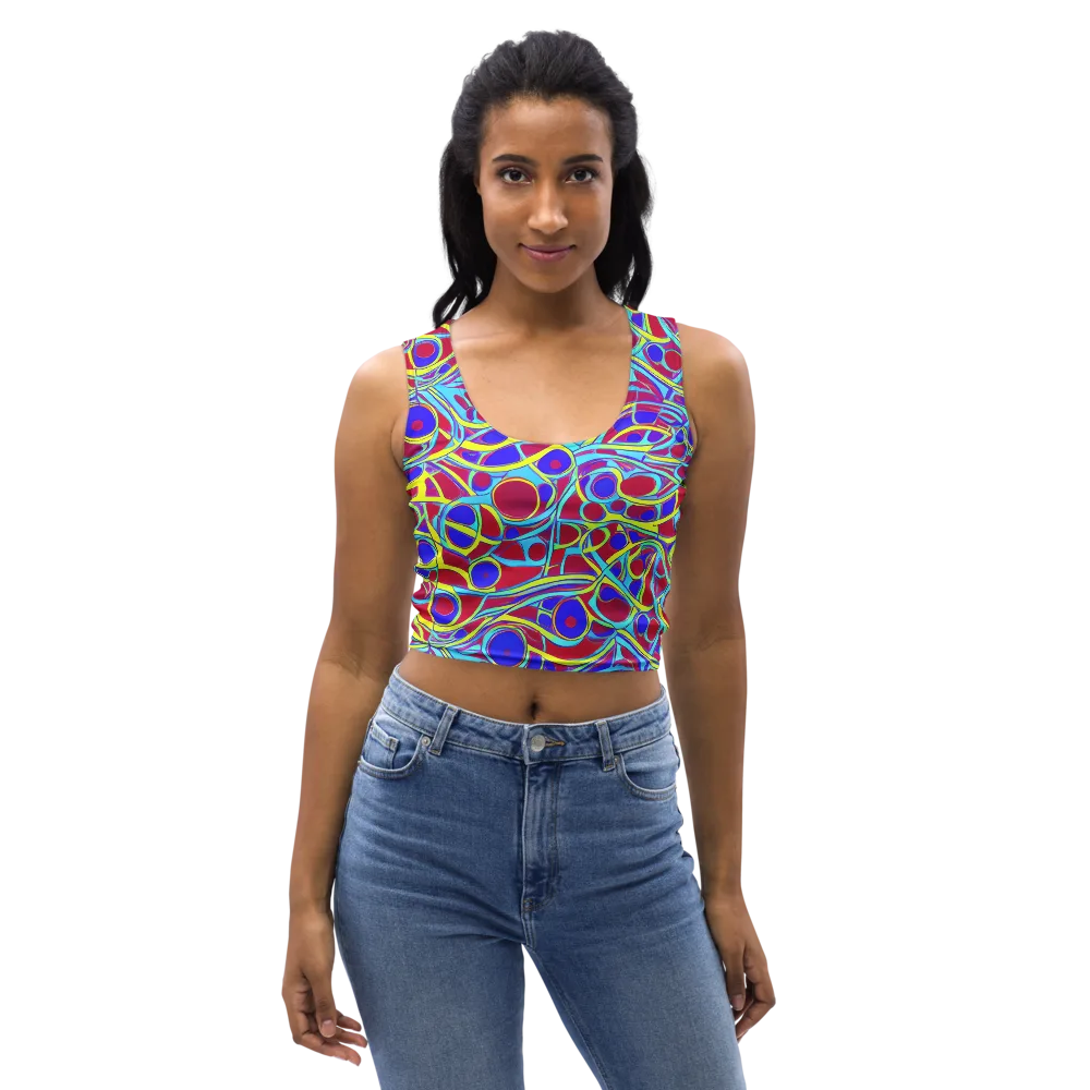 Acid Pulse on Crop Top — Front