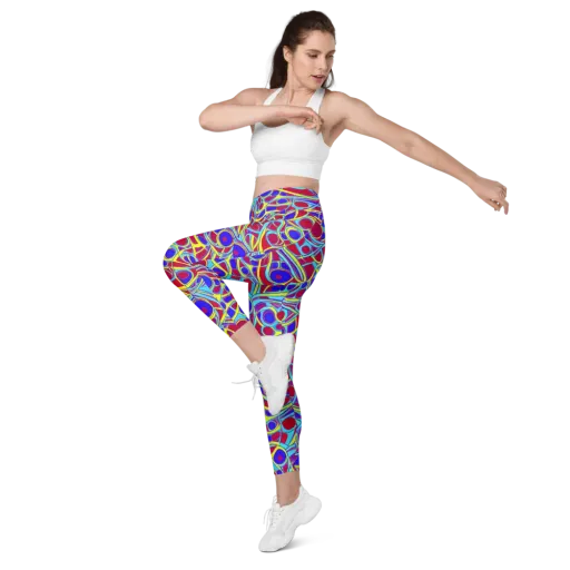 Acid Pulse on a Leggings with Pockets