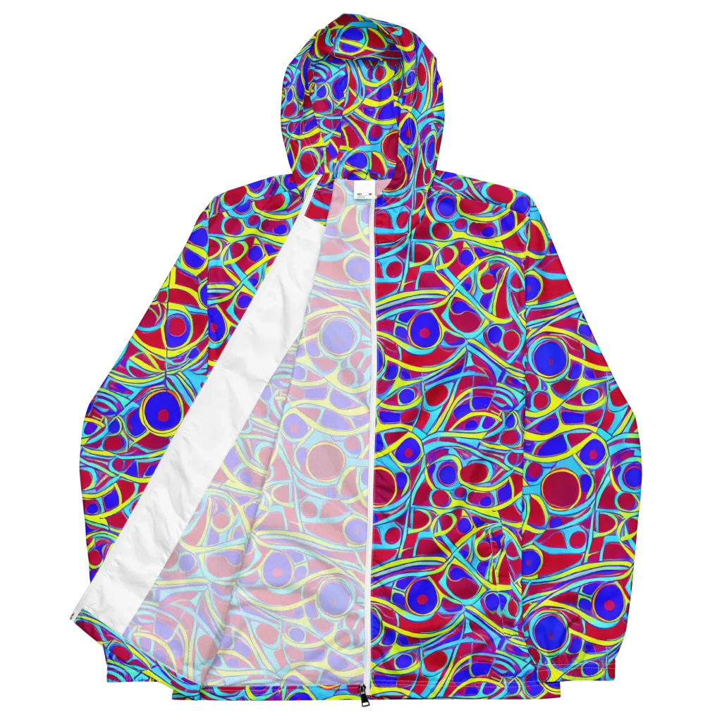 Acid Pulse on Men's Windbreaker — Front