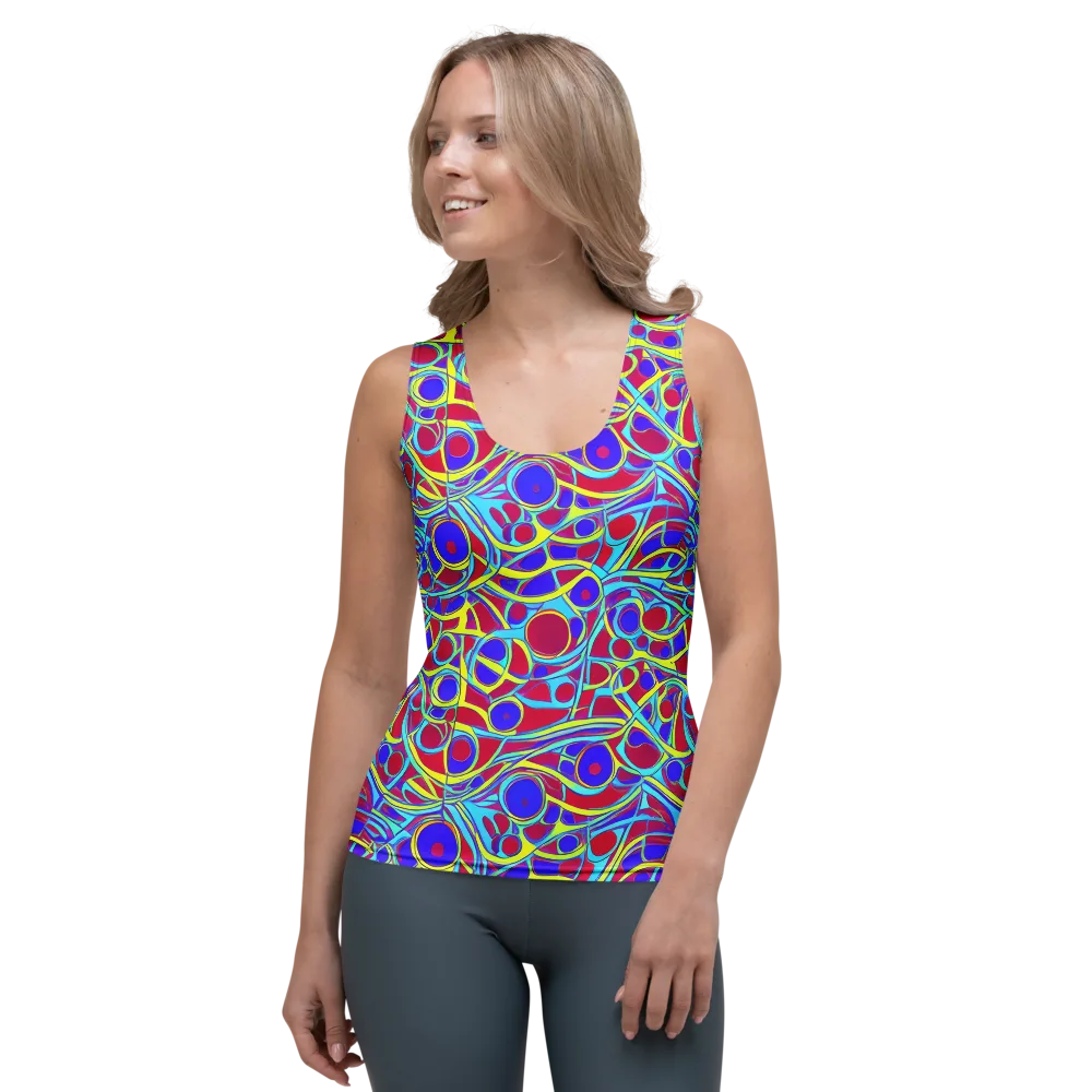 Acid Pulse on Women's Tank Top — Front