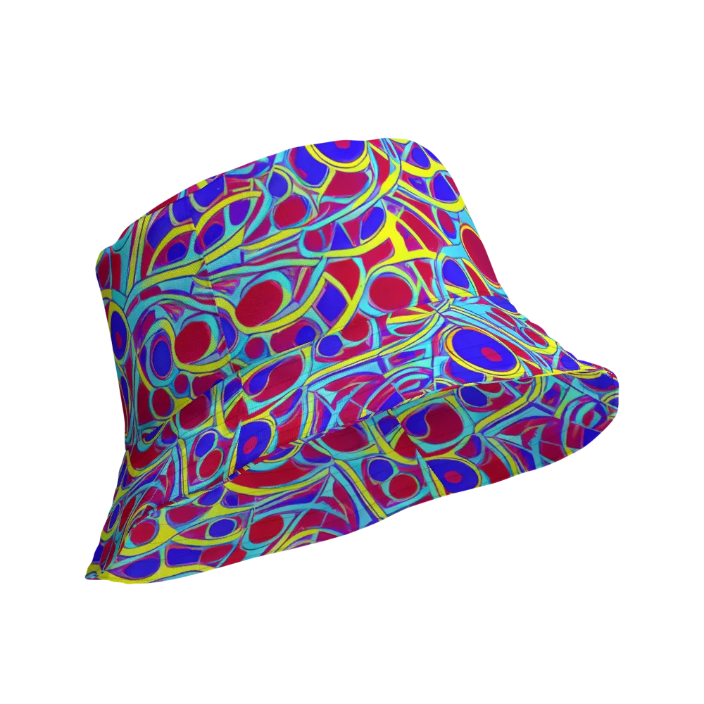 Acid Pulse on Reversible Bucket Hat — Product details Outside