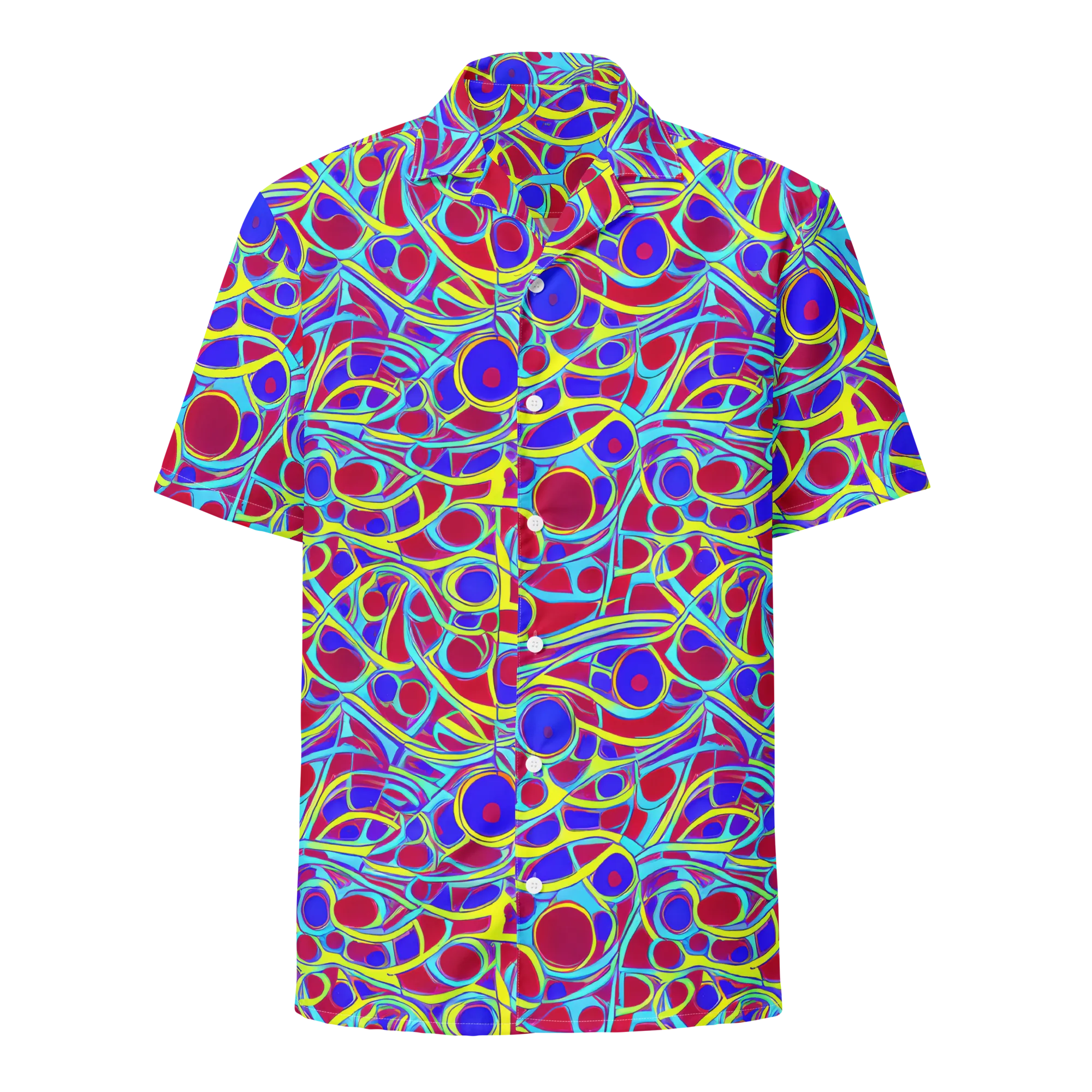 Acid Pulse on Button Shirt — Front