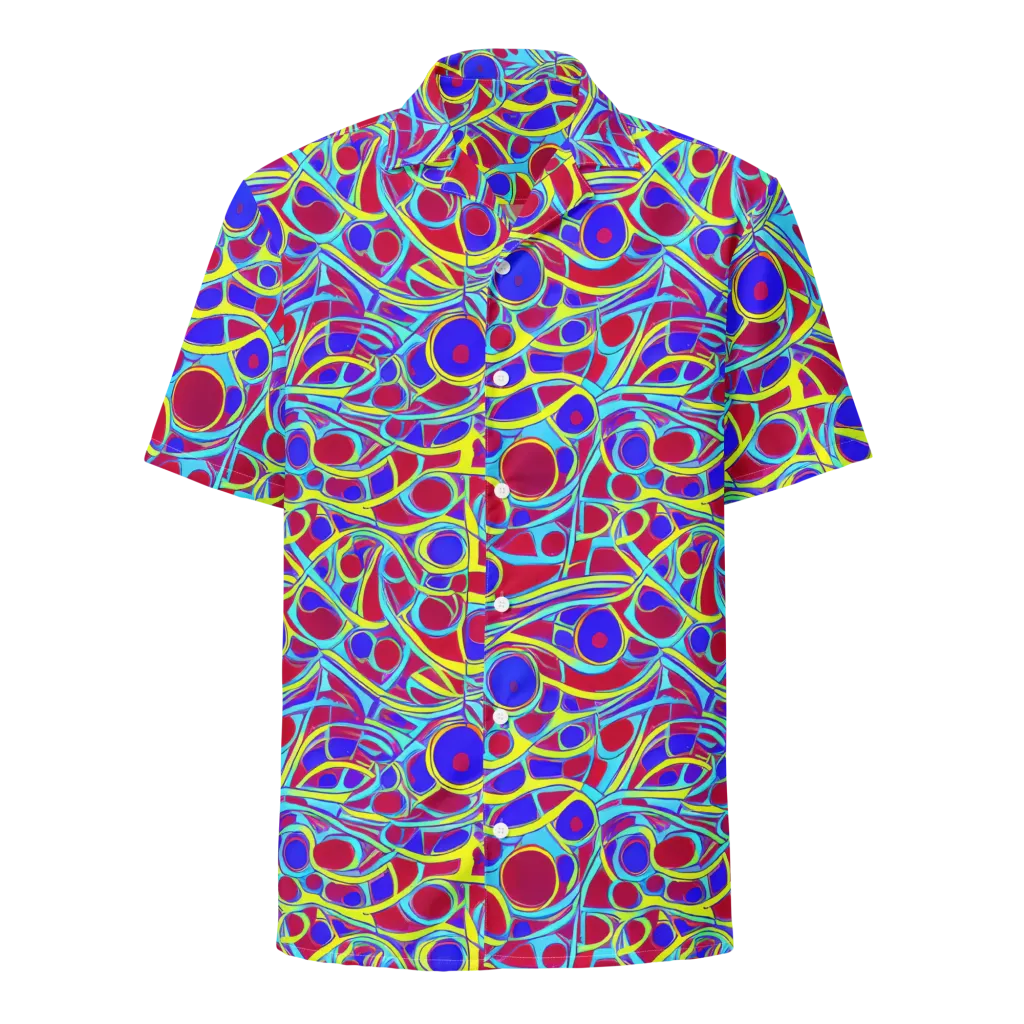 Acid Pulse on Button Shirt — Front