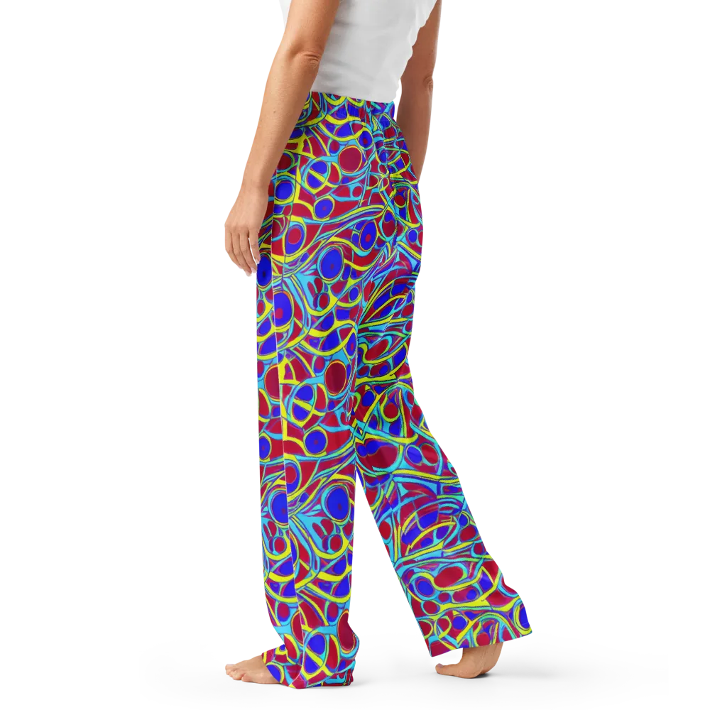 Acid Pulse on Women's Pajama Pants — Left
