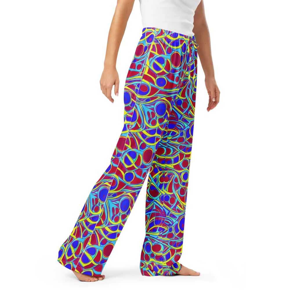 Acid Pulse on Women's Pajama Pants — Right Front
