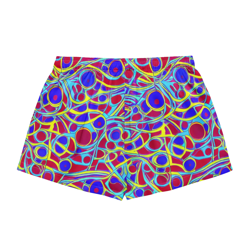 Acid Pulse on Women's Pajama Shorts — Back