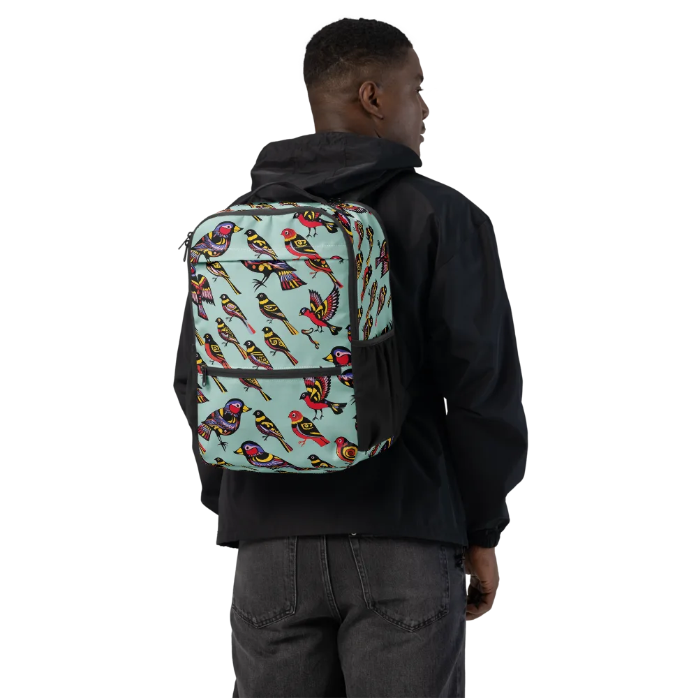 Aviary Carnival on Utility Backpack — Back