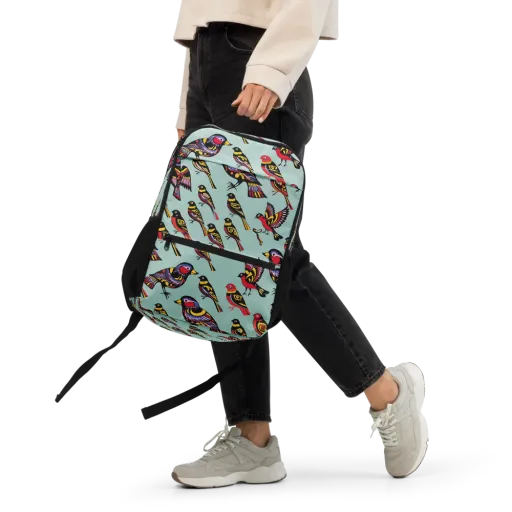 Aviary Carnival on a Utility Backpack