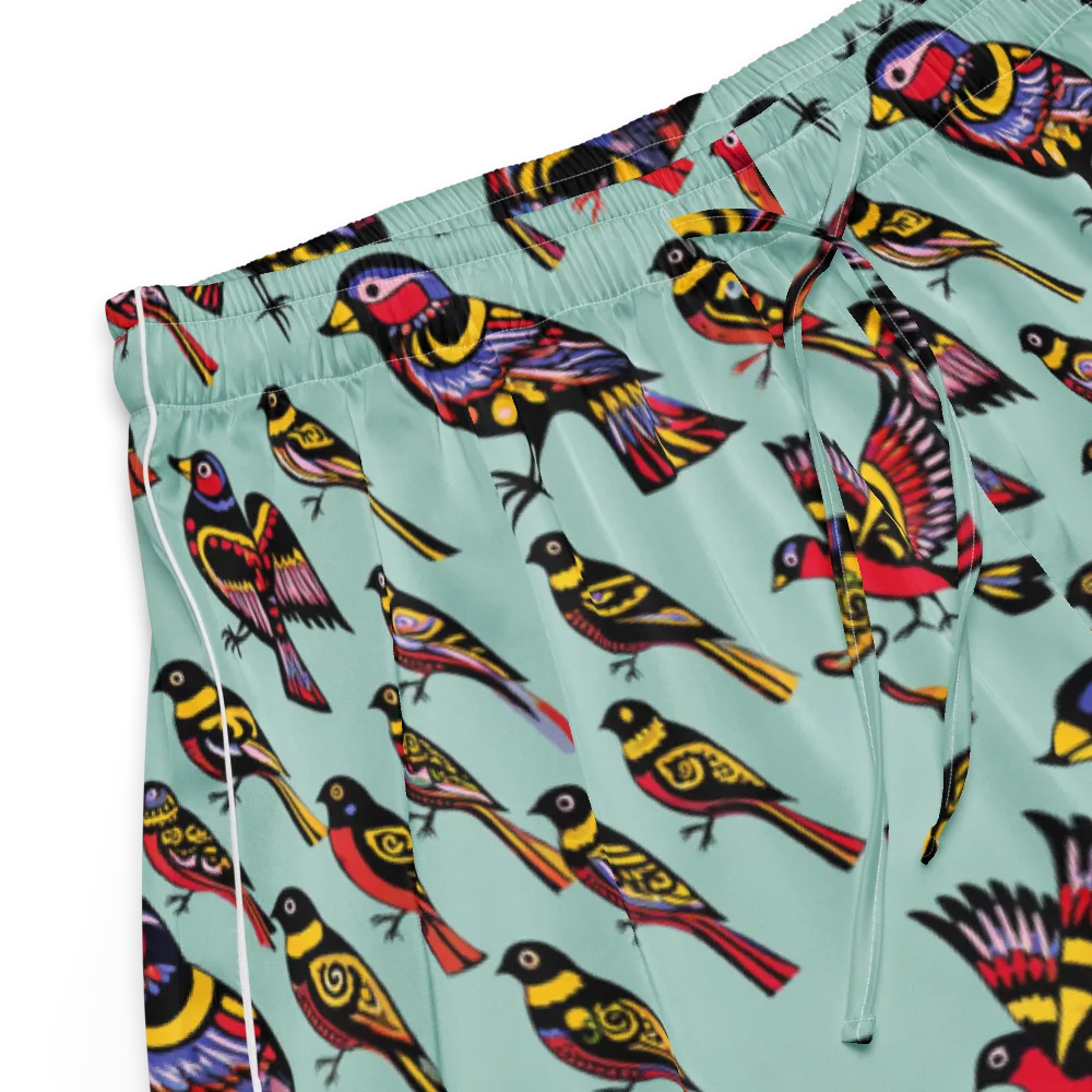 Aviary Carnival on Women's Pajama Shorts — Product details