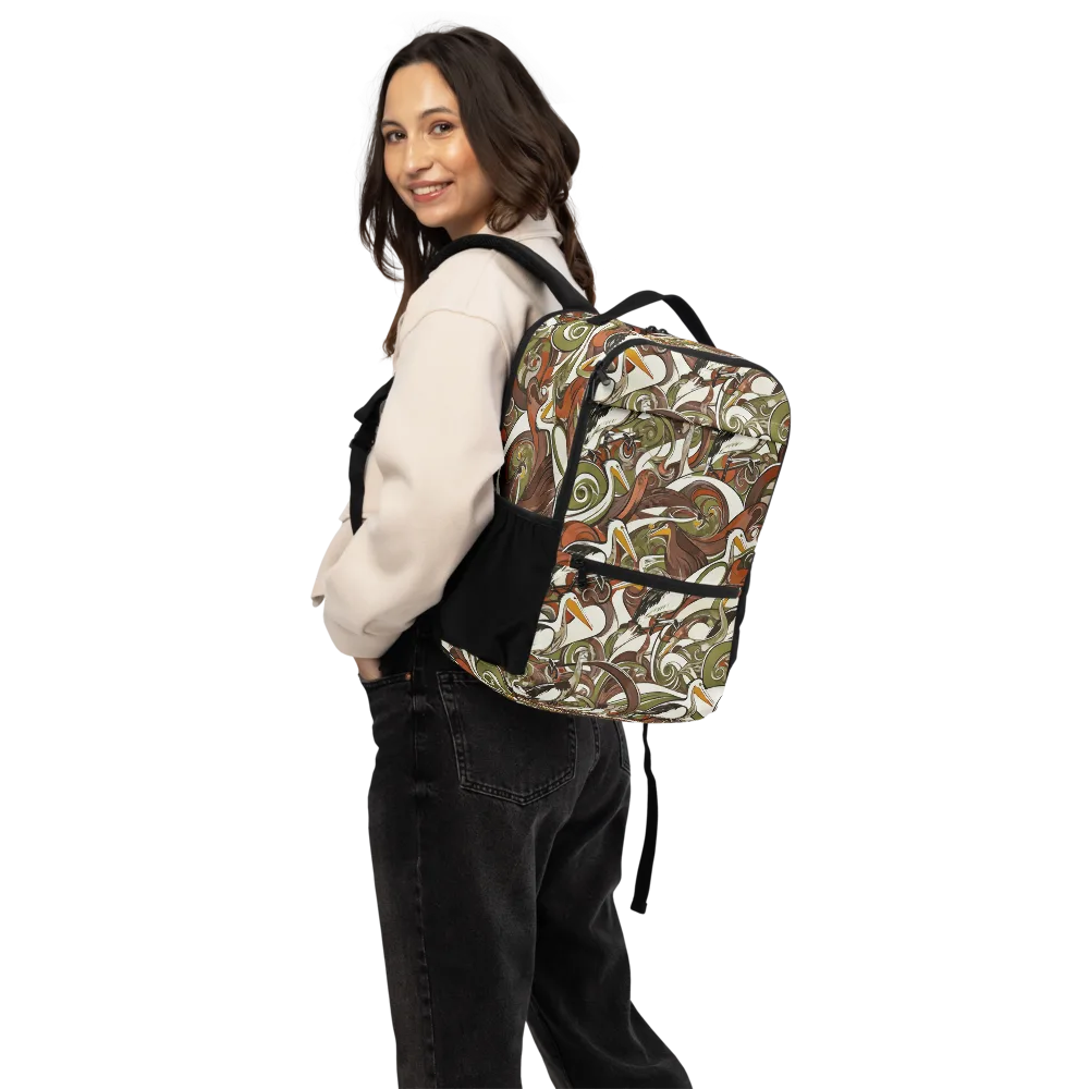 Pelican Circuit on Utility Backpack — Back