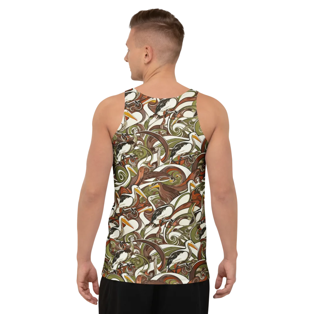 Pelican Circuit on Men's Tank Top — Back