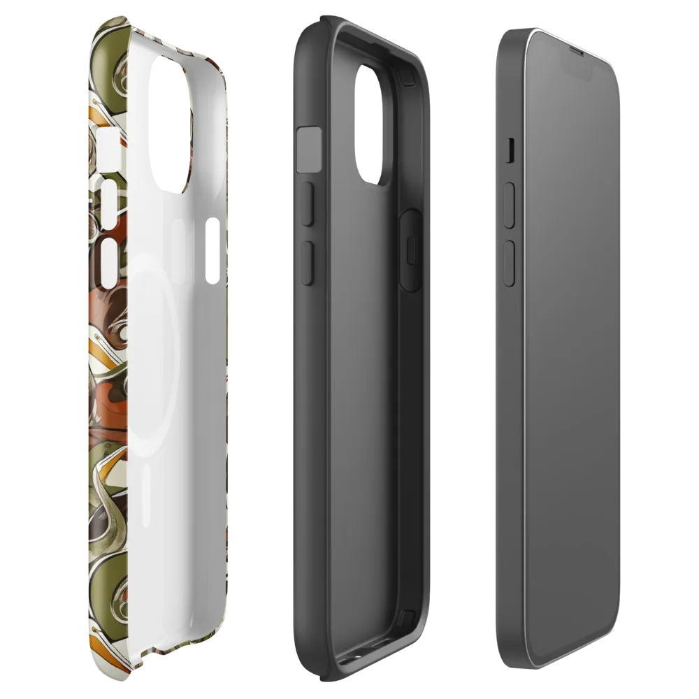 Pelican Circuit on MagSafe Tough Case for iPhone® — Front