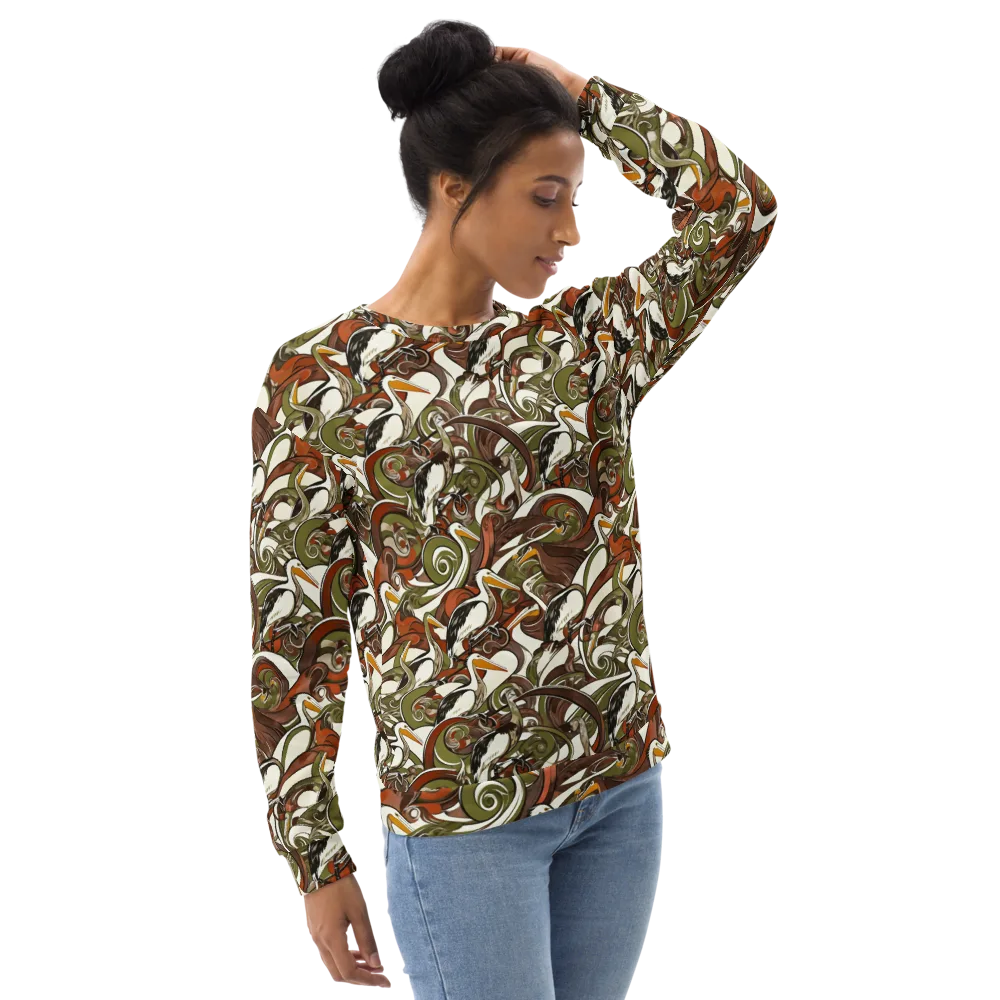 Pelican Circuit on Sweatshirt — Right Front
