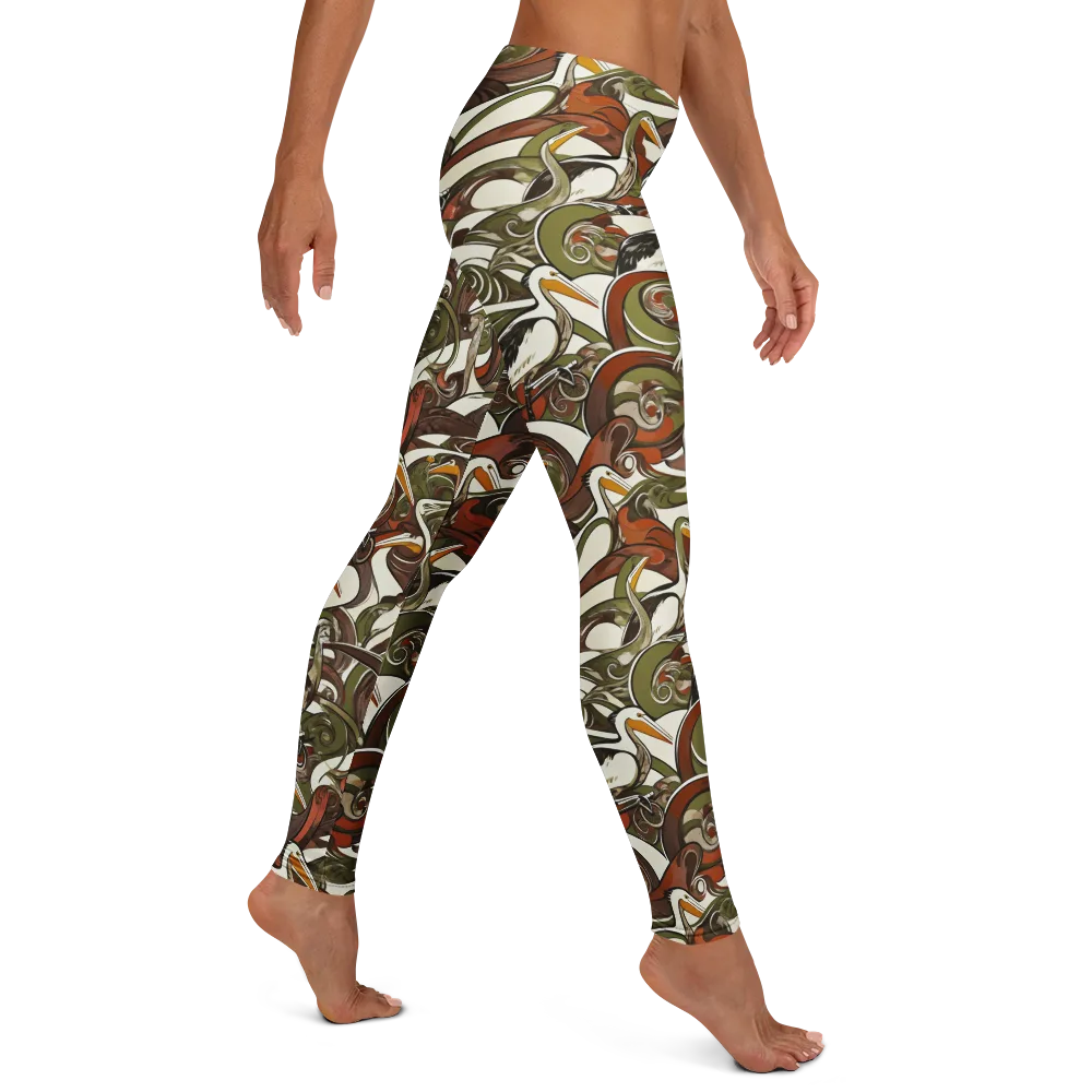 Pelican Circuit on Leggings — Right