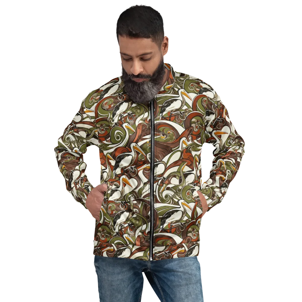 Pelican Circuit on Bomber Jacket — Front