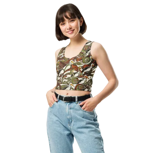 Pelican Circuit on a Crop Top