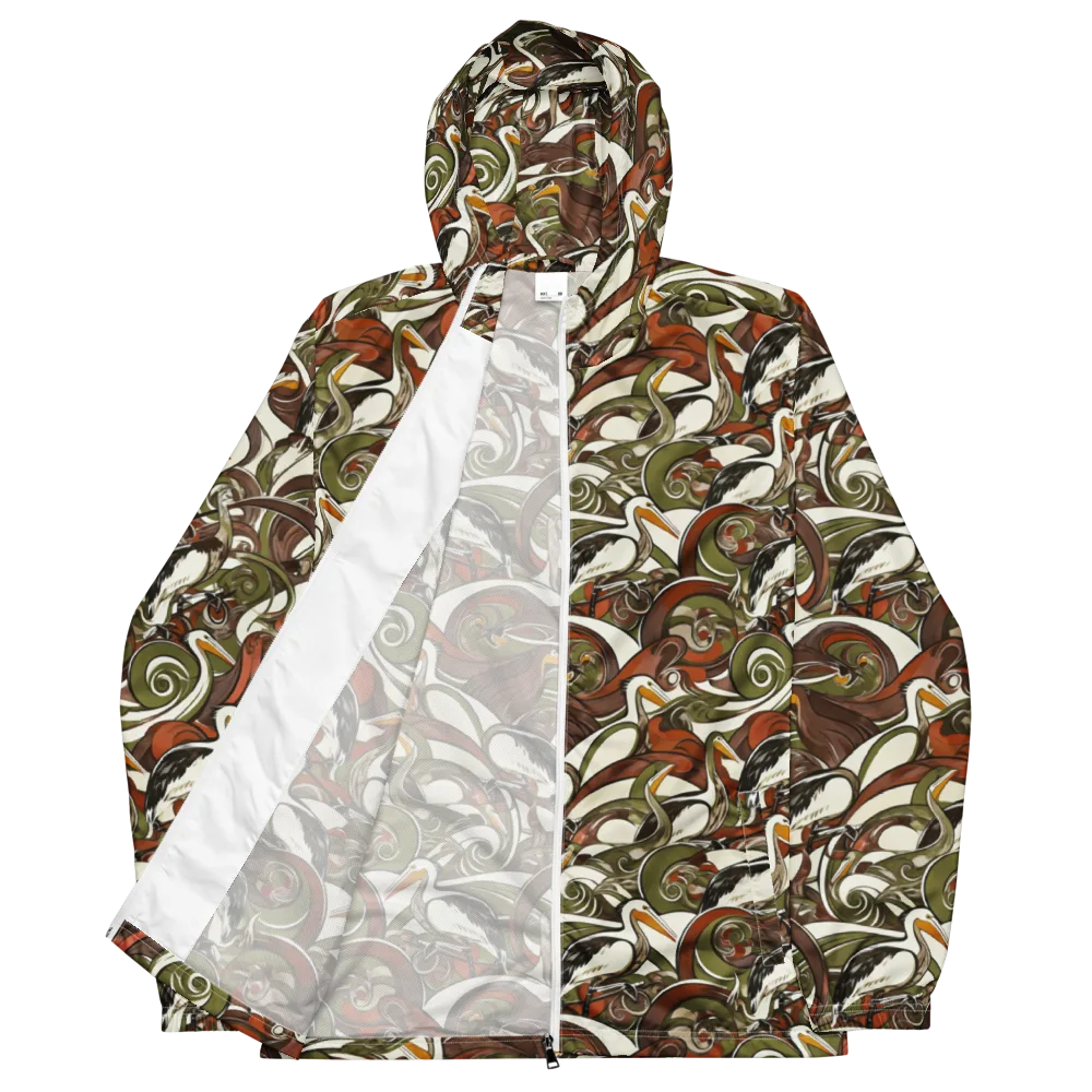 Pelican Circuit on Men's Windbreaker — Front