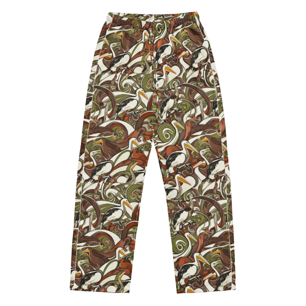 Pelican Circuit on Women's Pajama Pants — Front