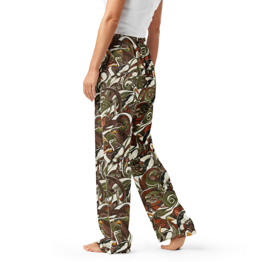 Pelican Circuit on Women's Pajama Pants — Left