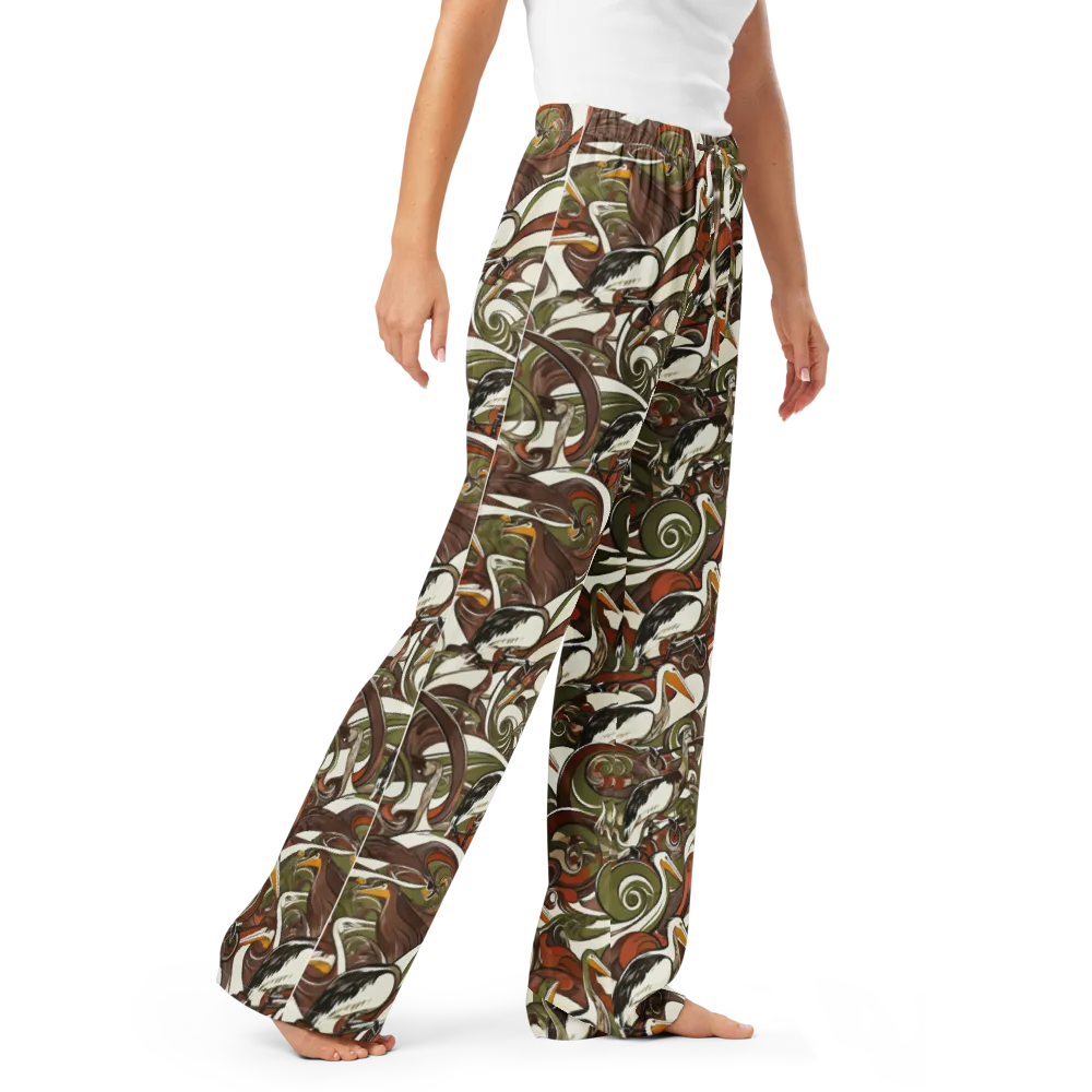 Pelican Circuit on Women's Pajama Pants — Right Front