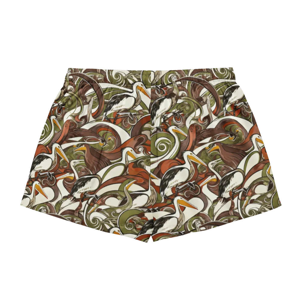 Pelican Circuit on Women's Pajama Shorts — Back