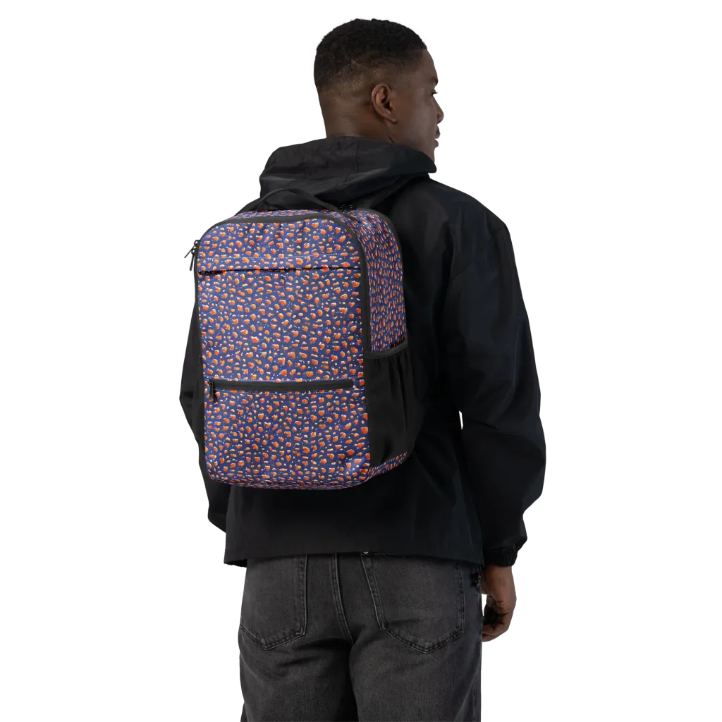 Citrus Current on Utility Backpack — Back