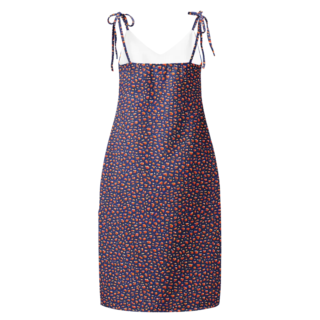 Citrus Current on Slip Dress — Back