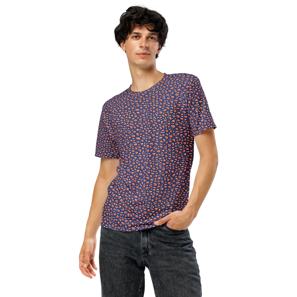 Citrus Current on Men's Crew Neck T-Shirt — Front
