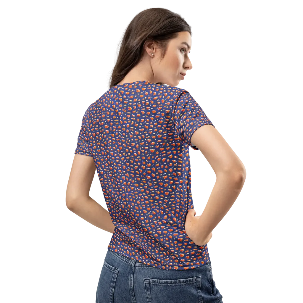 Citrus Current on Women's Crew Neck T-Shirt — Back