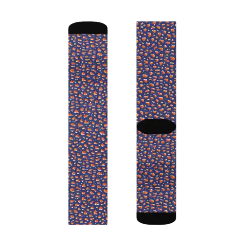 Citrus Current on a Socks