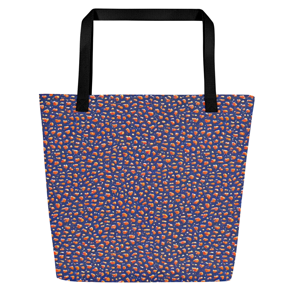 Citrus Current on Large Tote Bag W/ Pocket — Front