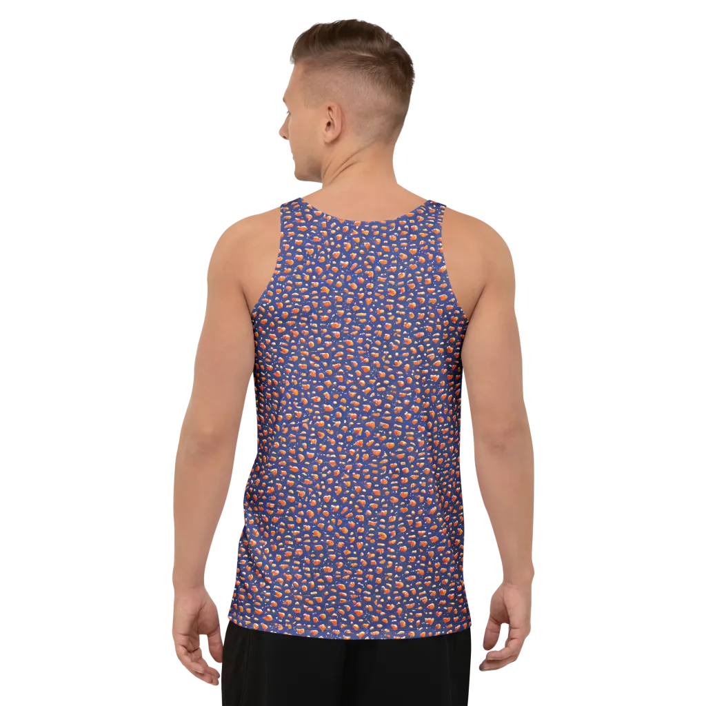 Citrus Current on Men's Tank Top — Back