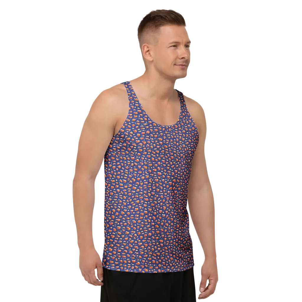 Citrus Current on Men's Tank Top — Right Front