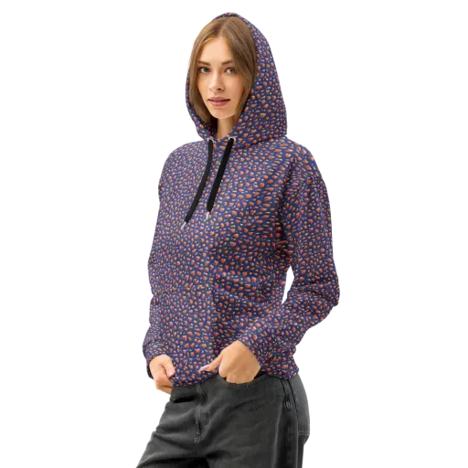 Citrus Current on a Cotton Hoodie